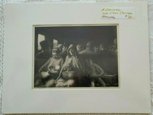 H. Daumier Gravure Engraving 3rd Class Carriage "Le Wagon de 3rd Classe" Sealed - Imagen 1 de 6