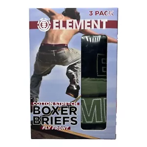 Boxer uomo Element cotone elasticizzato con davanti a mosca - Foto 1 di 5