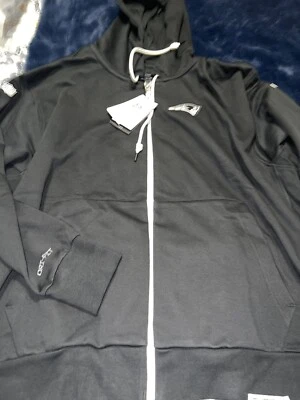 New England Patriots Nike Sideline Player Performance Cremallera Completa Chaqueta Sudadera con Capucha XXL Foto 1 de 4