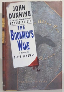 John Dunning Bookman's Wake 1995 Scribner First Edition Cliff Janeway - Picture 1 of 3