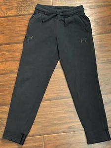 Under Armour The ROCK Collection Boys Youth Small Sweatpants- Black - Picture 1 of 8
