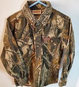 Jungen Gr. 6 Woolwich Camouflage Button Down Hemd  - Bild 1 von 9