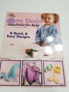 NEW ONE SKEIN KNIT FOR BABY 8 QUICK & EASY DESIGNS 3324* - Picture 1 of 8
