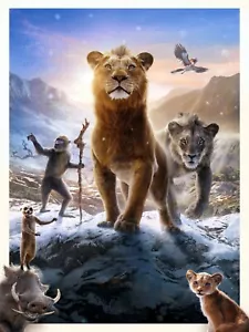 Mufasa The Lion KIng - poster 30 x 40 - Imagen 1 de 4