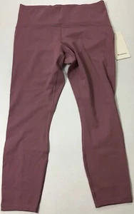 Lululemon Women Train Times 7/8 Tight LW5AMOS FIGU Purple Size 12 - Picture 1 of 3