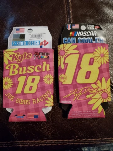 2 Kyle Busch #18 Stewart-Joe Gibbs Racing  12oz. 2-sided Can Coolers by Wincraft Cover