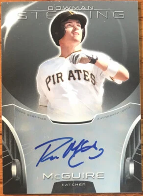 Autógrafos Bowman Sterling Prospect 2013 Reese McGuire #BSAP-RMC Foto 1 de 2