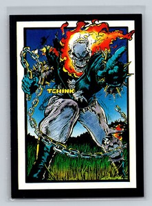 1992 Comic Images Ghost Rider Promo Trading Card Marvel Spirit of Vengeance MCU