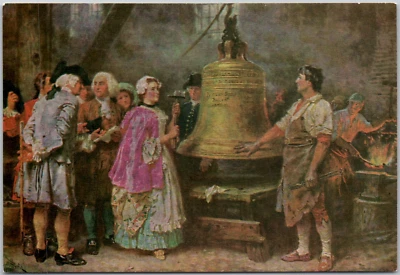 The Bells First Note Painting Jean Leon Gerome Ferris Romanticism VTG Postcard - Image 1 of 2