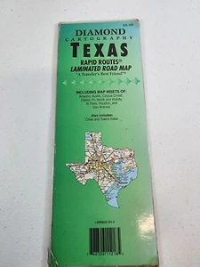 Diamond Cartography Road Map of Texas - Picture 1 of 4