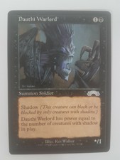 Duathi Warlord Magic the Gathering MTG Exodus Black Common