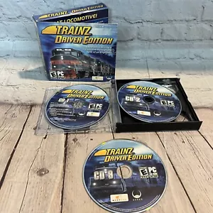 TRAINZ Driver Edition PC Computer Game 2006 Complete Three Disc Set CD-ROM - Picture 1 of 4