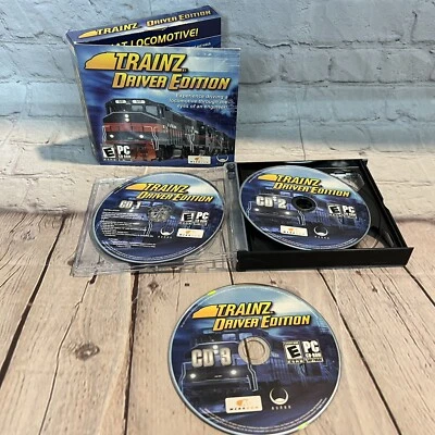 TRAINZ Driver Edition PC Computer Game 2006 Complete Three Disc Set CD-ROM - Image 1 of 4