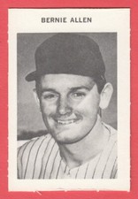 1969 Milton Bradley # 5A  Bernie Allen - Washington Senators Box 705-105