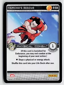 DBZ TCG Dragon Ball Z Panini Perfection Yamcha's Rescue x1 R104 - Imagen 1 de 2