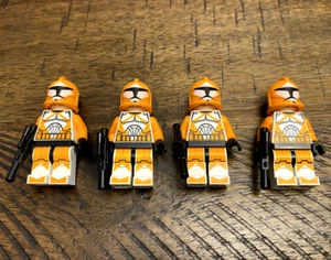 LEGO Star Wars Clone Bomb Squad Trooper Minifigures Lot of 4 (sw0299) Set 7913 - Picture 1 of 10