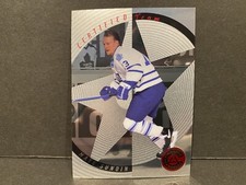1997-98 Pinnacle Certified Team Mats Sundin #15 Hockey Card NHL Maple Leafs!