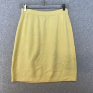 Falda Colección St John Talla 4 Santana Tejida Mezcla Lana Elástica Lápiz Hasta la Rodilla - Imagen 1 de 5