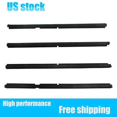 Fits 1999-2004 Jeep Grand Cherokee Set of 4 Window Sweep Front & Rear Outer - Image 1 of 4