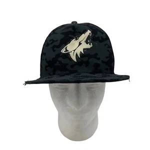 Arizona Coyotes Fanatics Hat Mens Snapback Adjustable Black Camo NHL Hockey Cap - Picture 1 of 10