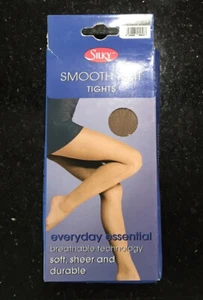 Vintage Silky Smooth Knit Tights. Everyday Essential. Chiffon.Large - Picture 1 of 7