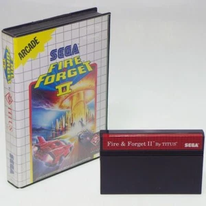 FIRE & FORGET II 2 Sega Master System SMS Titus Racing Shooter Boxed - Picture 1 of 1