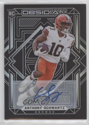 2021 Panini Obsidian Rookies Auto /199 Anthony Schwartz #132 Rookie Auto RC - Image 1 of 2