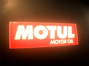 Pegatina Motul Motor Oil + emblema + logotipo + pegatinas + palos + rojo - blanco - Imagen 1 de 1