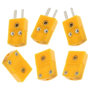 6 Pcs K- Type Thermocouples Temperature Test Clamp Wire Connector - Picture 1 of 12