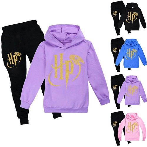 VETEMENTS ��Harry Potter Felpa con Cappuccio per Bambini e Pantaloni della Felpa Tuta Set Abbigliamento
