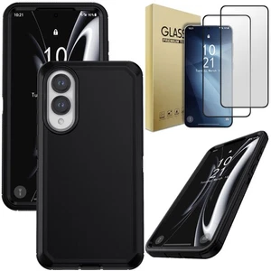 Black For Samsung Galaxy S25 Edge Rugged Case Shockproof Cover Screen Protector - Picture 1 of 35