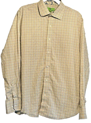 Bristol And Bull Men’s Shirt  EUC Flip Contrast Cuffs Size L  16-16 1/2 34/35 - Image 1 of 4