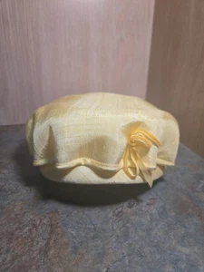 Gelber Damenhut Vintage Antik - Bild 1 von 10