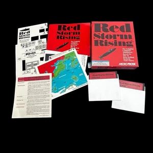 Red Storm Rising - Big Box PC game Floppy Discs - (Microprose; 1989) Complete - Picture 1 of 7