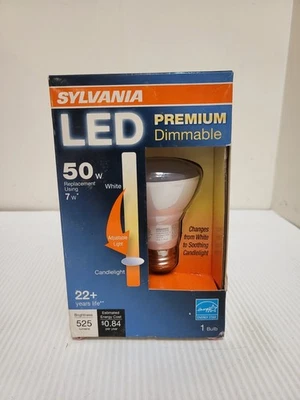 Sylvania LED Premium Dimmable 50w White Light Bulb Flood R20 - Image 1 of 4