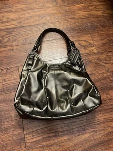 Bolso Hobo Coach Madison Maggie Gunmetal Oliva Charol Bolso Cartera 18760 - Imagen 1 de 13