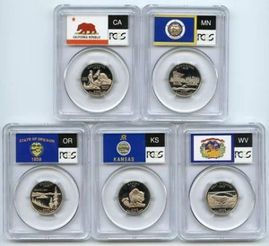 2005 S Clad State Quarter Set PCGS PR69DCAM - Picture 1 of 2