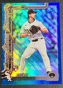 2025 Topps Holiday Drew Thorpe RC Blue Metallic Glitter #H6 - Bild 1 von 2