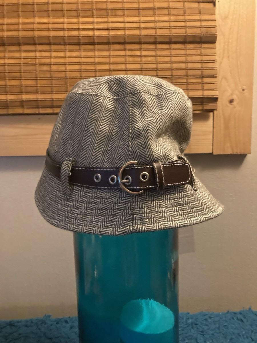 Filippo Catarzi Wool Blend Belted Bucket Hat Women’s OS Made In Italy Filippo Catarzi Wool Hat Filippo Catarzi Wool Blend Belted  main image 2
