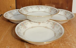 Noritake Marfil GALERÍA Frutero Juego de 4, 5 5/8", 7246, Floral, Excelente - Imagen 1 de 13