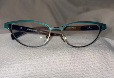 Alain Mikli Hand Made In Italy 49 17 140 A02009 MOJZ Frames Only Cat Eye - Image 1 of 4