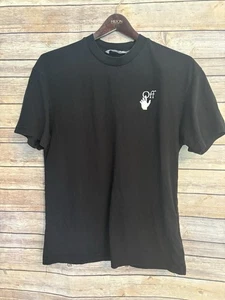 Camiseta Off-White Camiseta Negra Gráfica Pascal Arrows Camiseta Talla Pequeña Auténtica - Imagen 1 de 6