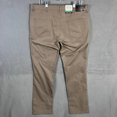Calça chino English Laundry masculina 5 bolsos com benefícios tamanho 38x32 nogueira nova com etiquetas - Imagem 1 de 4