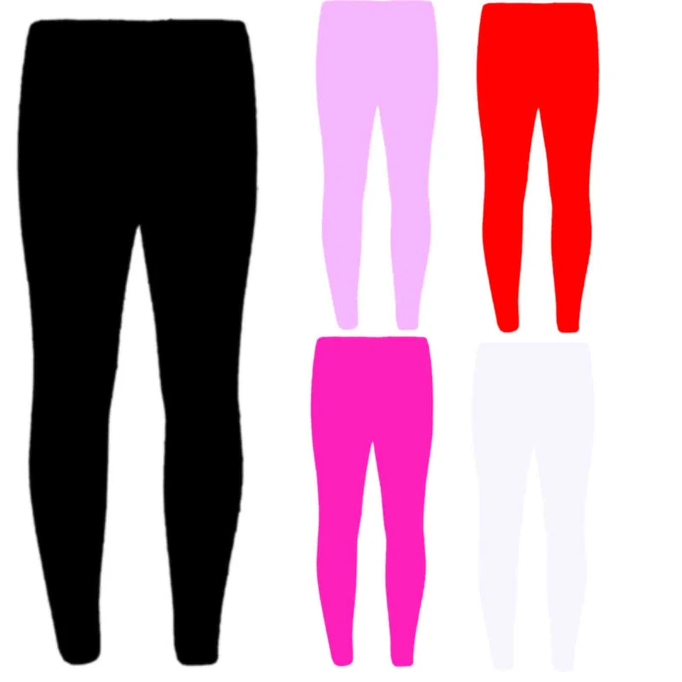 A2Z 4 KIDS® KINDER MÄDCHEN UNIFARBEN 95 % BAUMWOLLE 5 % ELLASTHAN STRETCH LEGGING GRÖSSE 2-13 JAHRE