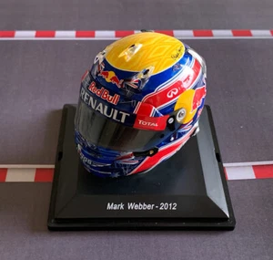 NEW RARE 1:5 Casco Helmet F1 MARK WEBBER 2012 RED BULL SPARK no Minichamps - Foto 1 di 11