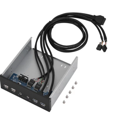 5.25" Desktop PC Case Internal Front Panel USB Hub 2 Ports Usb 3.0 And 2 Ports - Bild 1 von 4