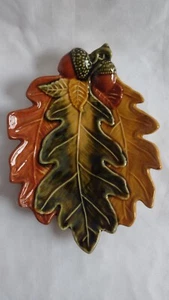 EUC 1999 Vintage Enesco Oak Leaf and Acorn Dish - Picture 1 of 3