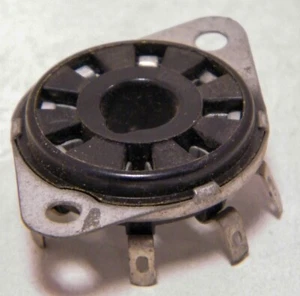 Mazda Octal MO8 New Old Stock valve base electron tube socket - Picture 1 of 6