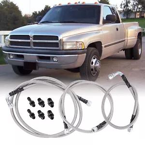 New Fit 96-02 Dodge Ram 47RE Transmission Cooler Lines Kit Heavy Duty - Bild 1 von 23