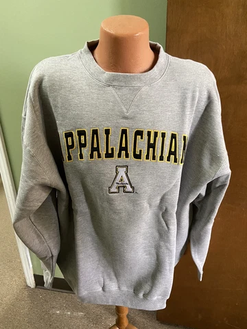 Appalachian State Mountaineers NCAA Men's Gray Sweat Shirt Size XL  C Cover